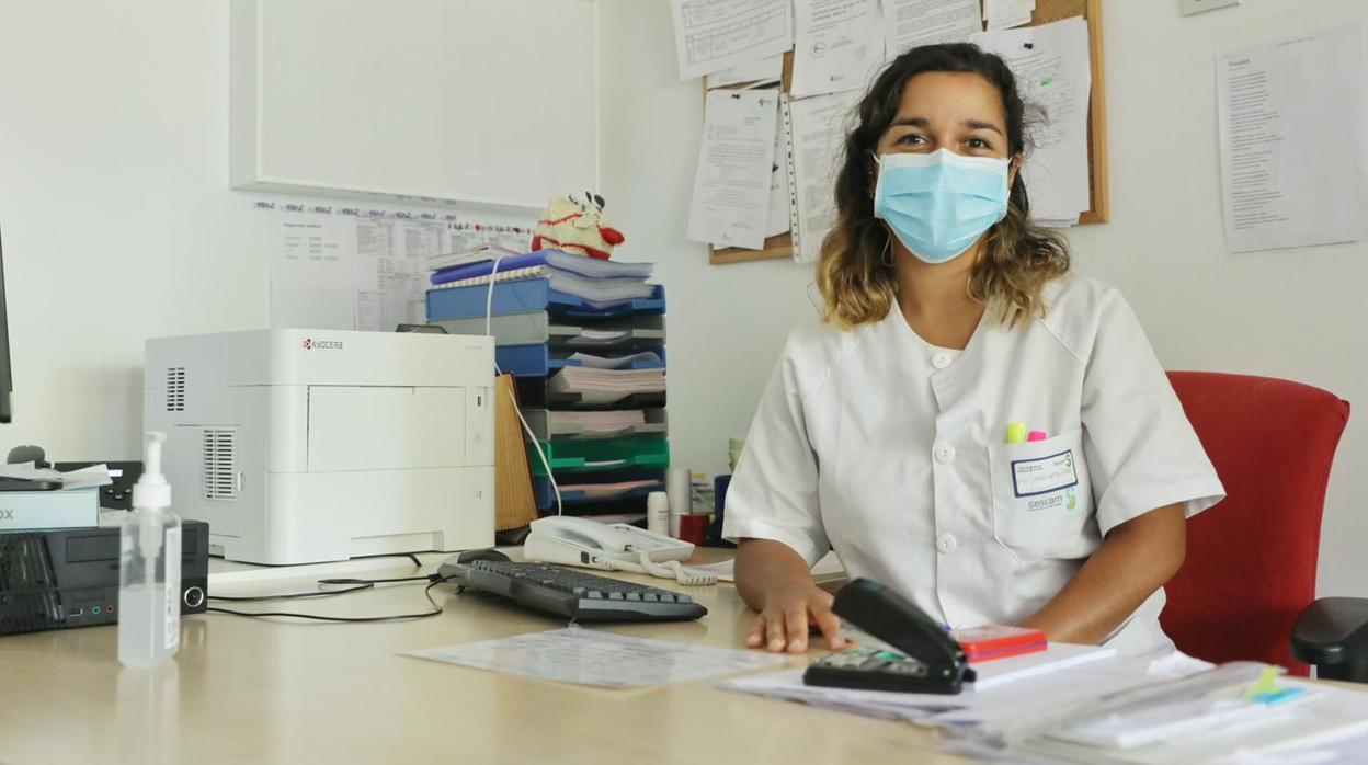 Blanca Lorenzo, rastreadora del centro de salud Delicias II, en Valladolid