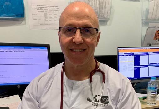 El doctor Luis Díaz, médico de Urgencias en el Severo Ochoa