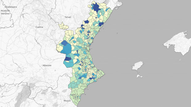 Restricciones en Valencia: listado de los municipios que han sumado positivos y muertos por el coronavirus en los últimos días