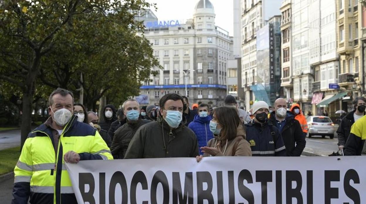 Protestas de los trabajadores de As Pontes