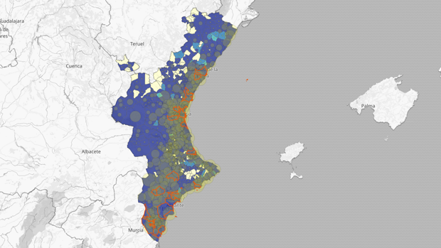 Restricciones en Valencia: los diez municipios con más contagios de coronavirus en los últimos días