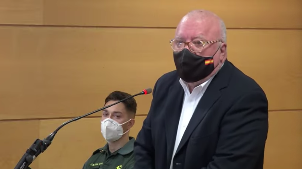 José Manuel Villarejo, en un juicio en Madrid