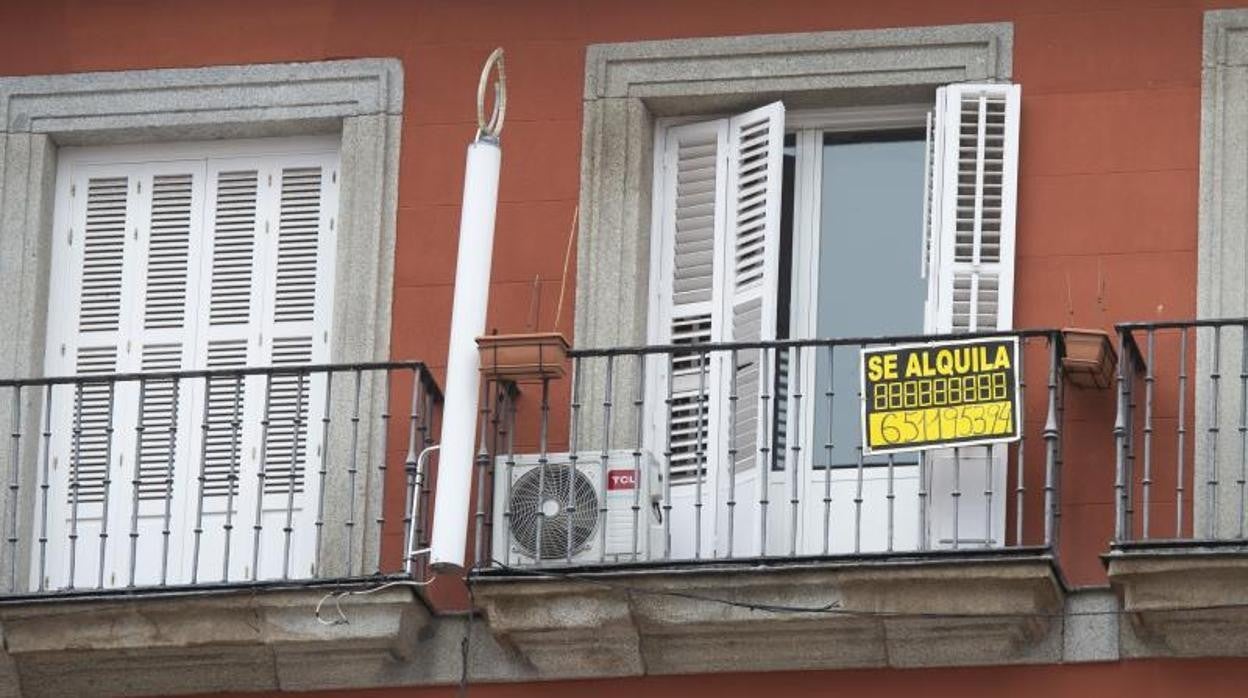 Una vivienda de la Plaza Mayor en alquiler