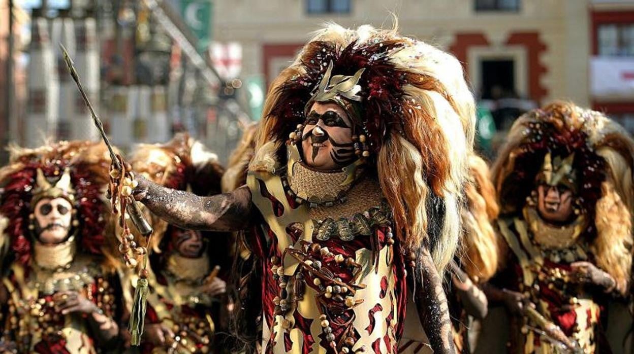 Una entrada de Moros y Cristianos de Alcoy