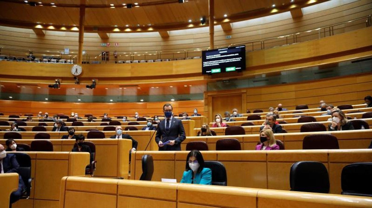 Sesión plenaria en el Senado