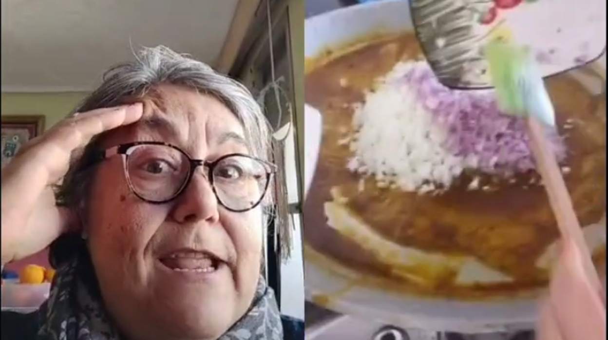 Captura de uno de los vídeos de @madreindignada en TikTok