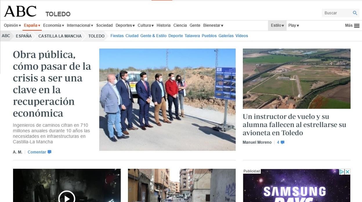 Portada de ABC Toledo