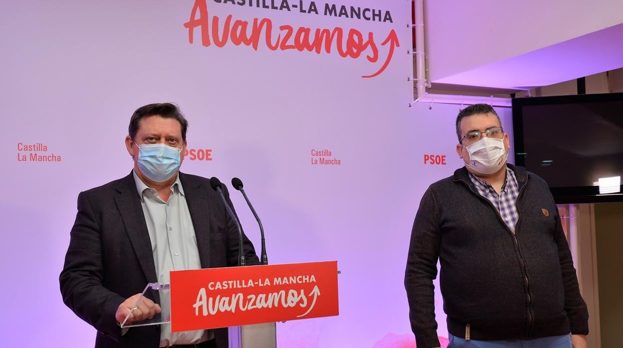 Félix Orega y Juan José Rodríguez en rueda de prensa