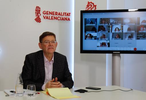 Imagen del presidente de la Generalitat, Ximo Puig