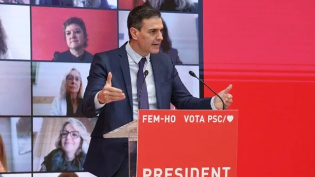 Sánchez se reivindica ante Iglesias en la recta final de la campaña catalana como la izquierda «con experiencia que sabe que el cielo está aquí»