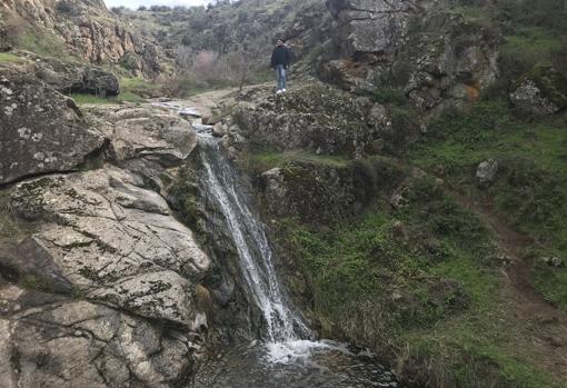 Una de las cascadas que pueden verse en la zona