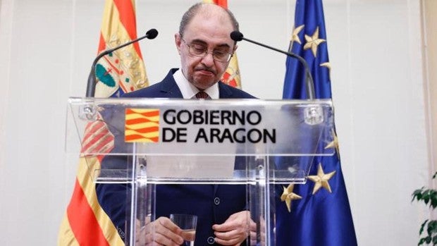 Lambán anuncia que tiene cáncer, pero seguirá al frente del Gobierno de Aragón