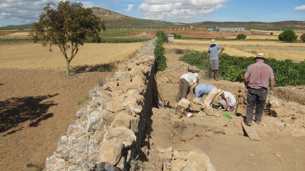 Anteriores trabajos en la presa romana