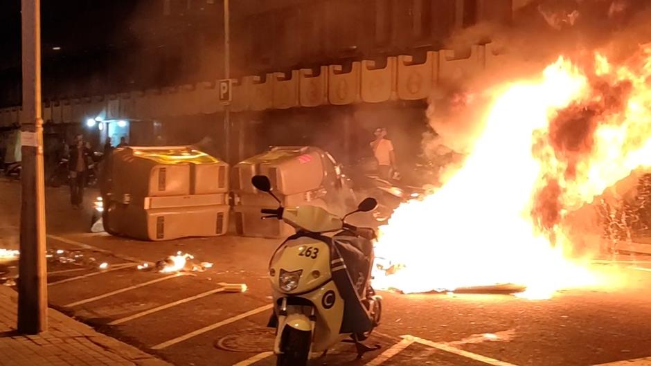 Las imágenes que dejan los disturbios tras la detención de Pablo Hasel