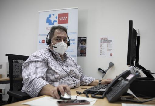 Jesús Alonso, médico del Centro de Salud Valdebernardo