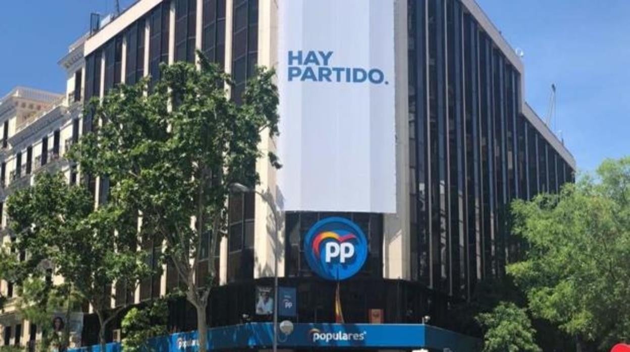 Sede del Partido Popular en la calle Génova