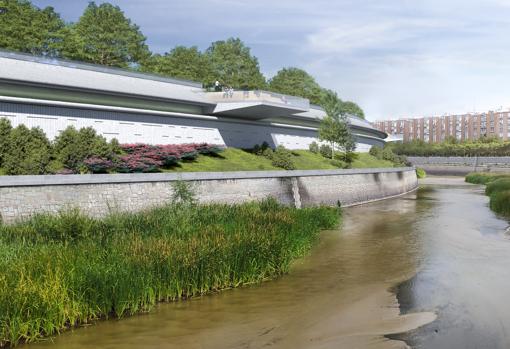 Extensión de Madrid Río: Así será la cubierta vegetal que tapará la M-30 sobre el solar del Calderón en 2023