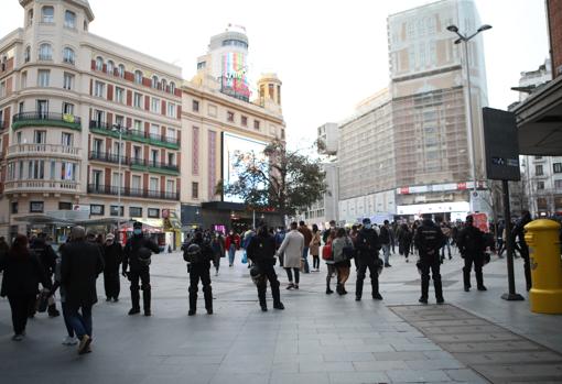 Cordón policial en Callao