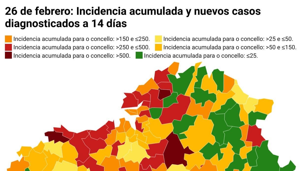 Coronavirus Galicia: descubre en el mapa la incidencia y las restricciones de tu concello para iniciar la  desescalada