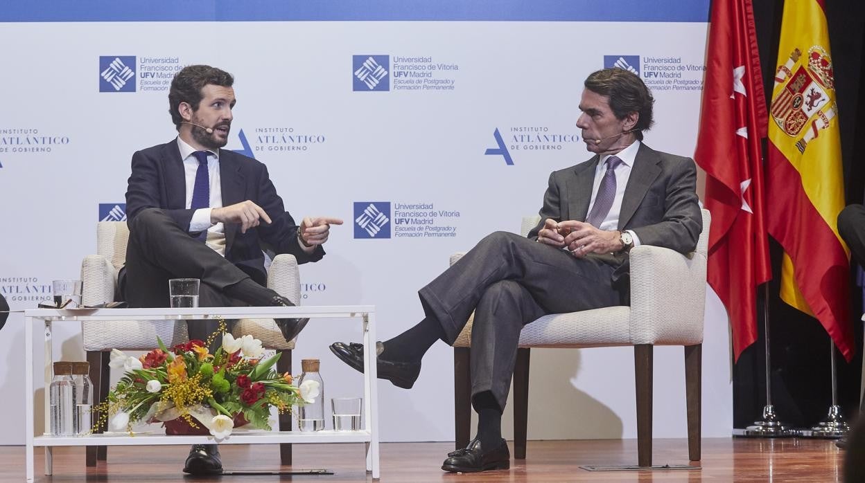 Sigue en directo el acto «España, Constitución y Libertad» en el que participan Aznar y Casado