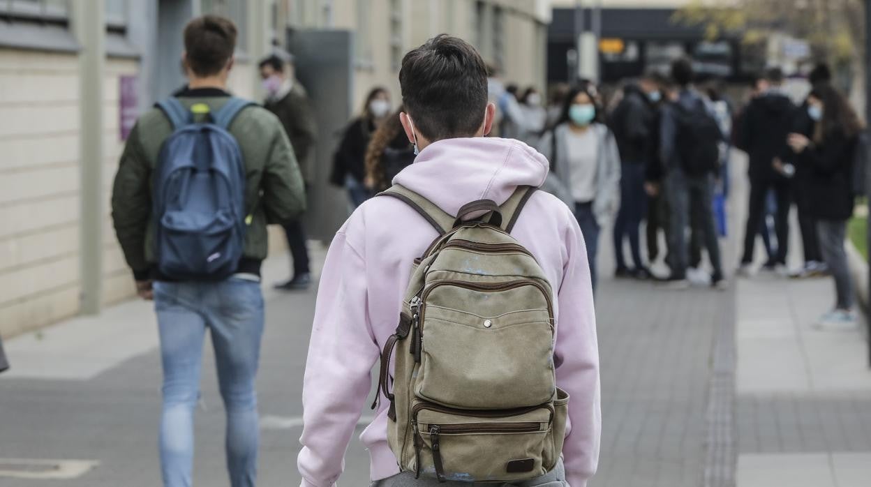 Imagen de estudiantes en Valencia