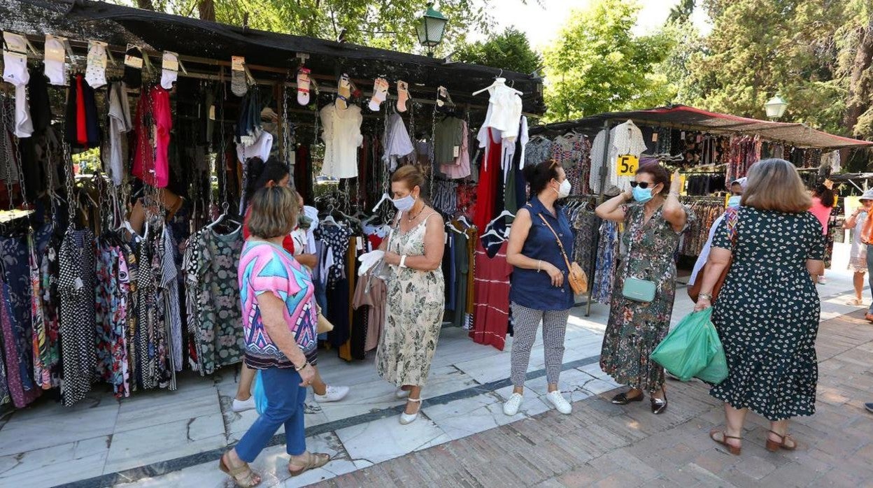 Pùestos del mercadillo del martes