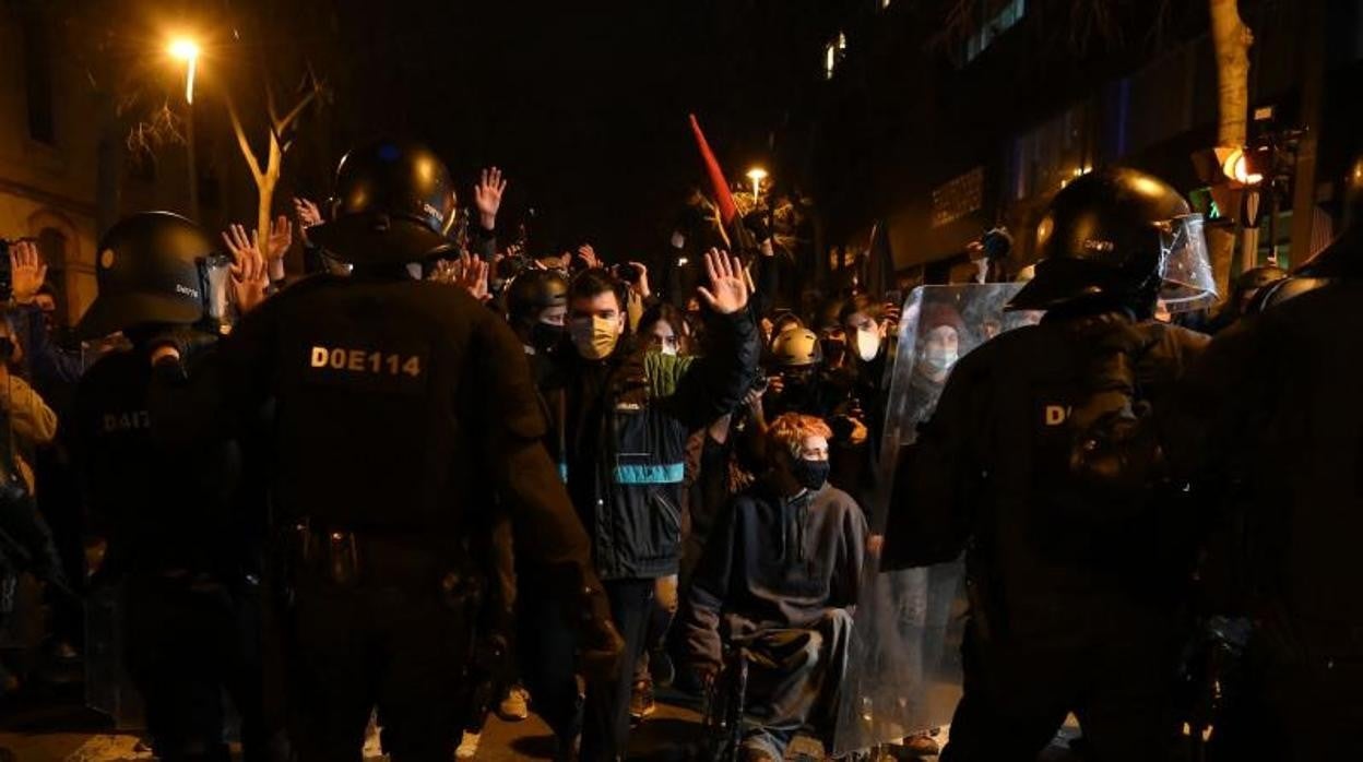 Un momento de la manifestación celebrada esta tarde