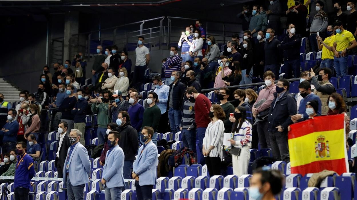 Público en la final de la Copa del Rey de balonmano, en el Wizink Center