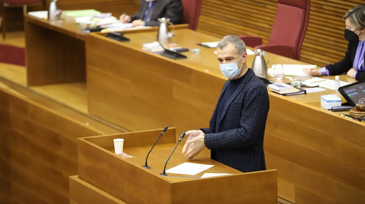 Imagen del síndic de Ciudadanos en las Cortes Valencianas, Toni Cantó