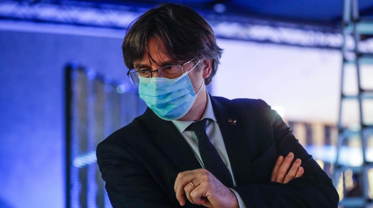 Carles Puigdemont, en una imagen de este lunes