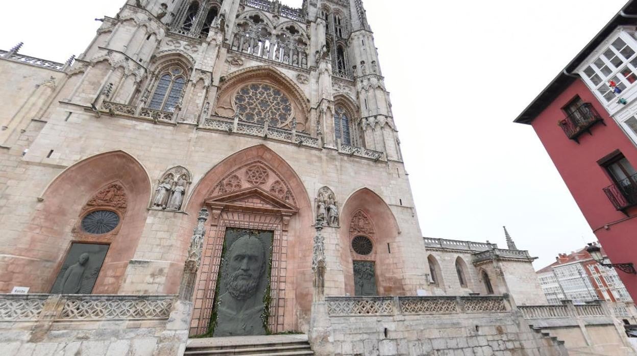 Detalle del proyecto de la puertas para la Catedral de Burgos