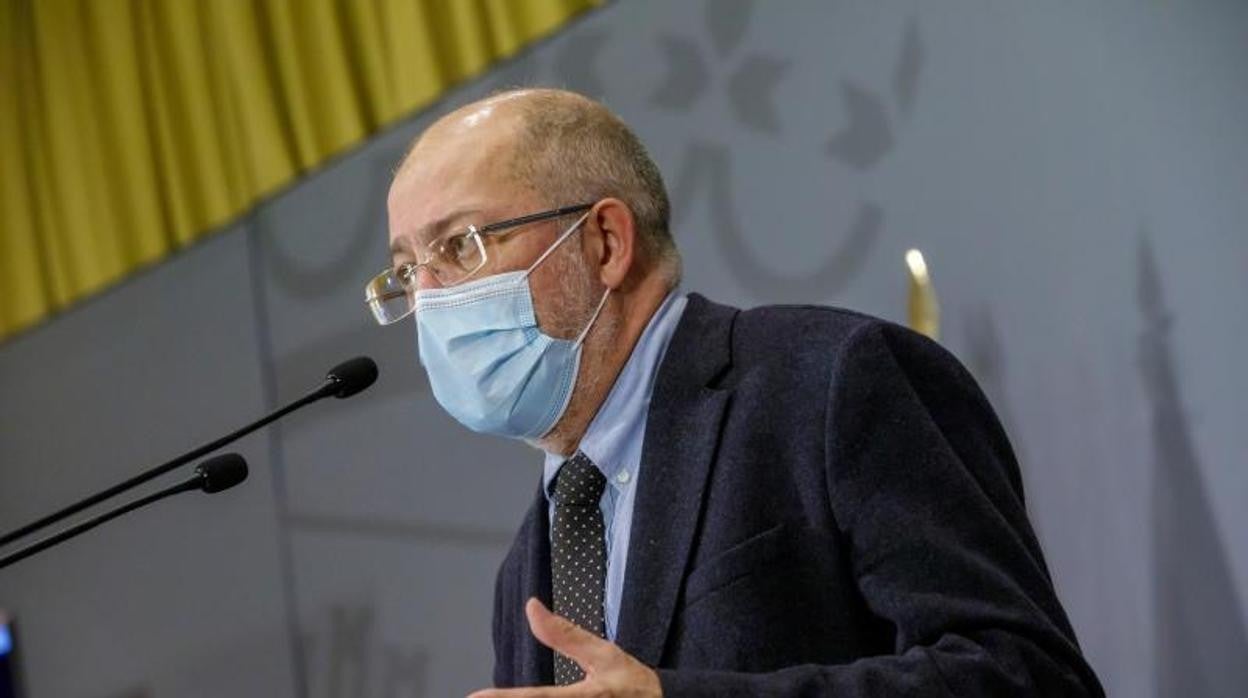 Francisco Igea, durante una rueda de prensa en una imagen de archivo