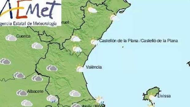 El tiempo en Valencia: lluvias abundantes y frío invernal a partir del jueves