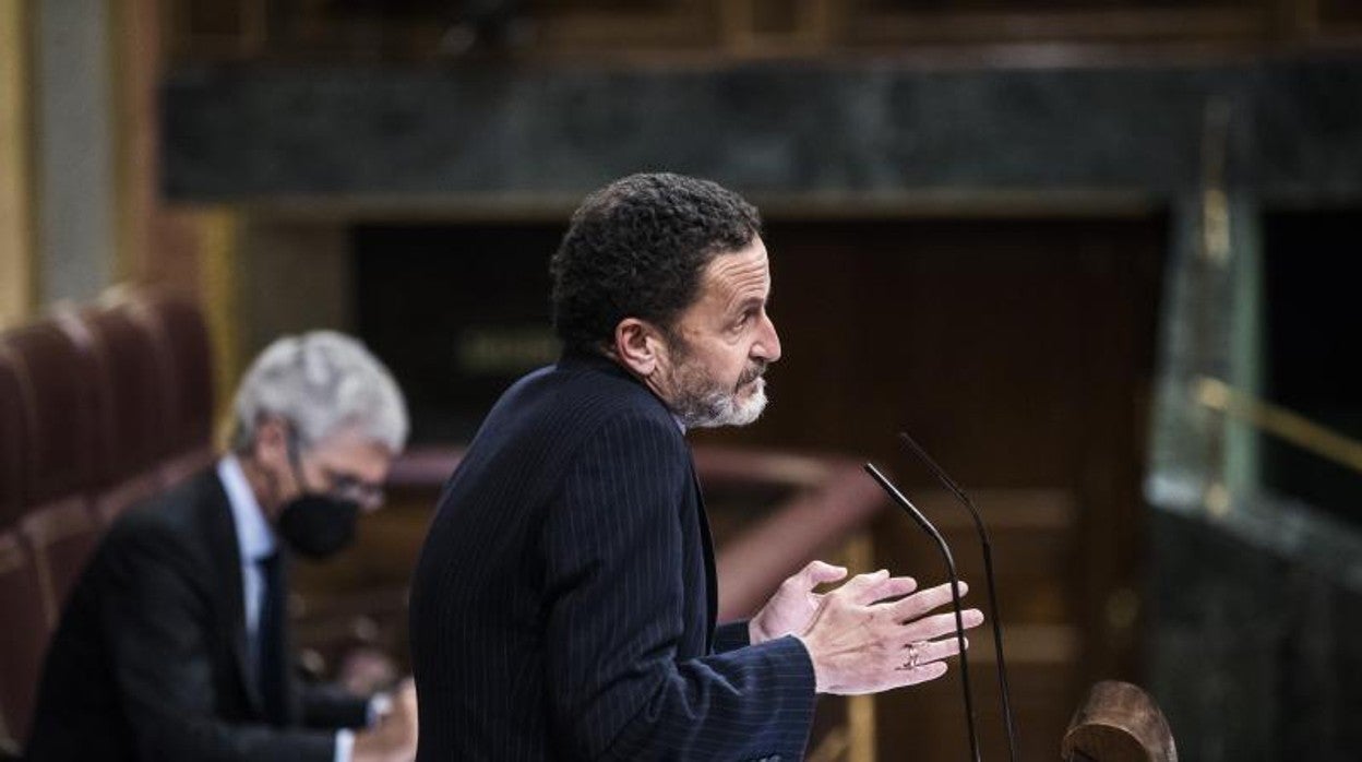El portavoz de Ciudadanos, Edmundo Bal, ayer en el Congreso
