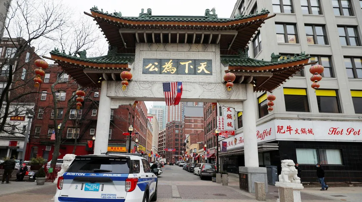 Imagen de archivo de la entrada al barrio de «Chinatown» en Boston