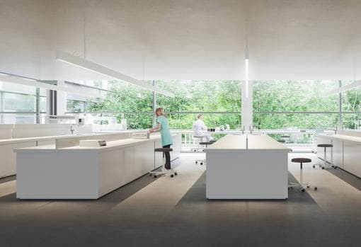 Laboratorios del futuro centro hospitalario