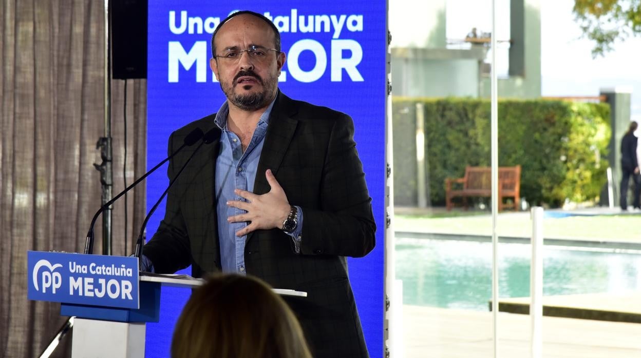 Alejandro Fernández, durante la última campaña electoral