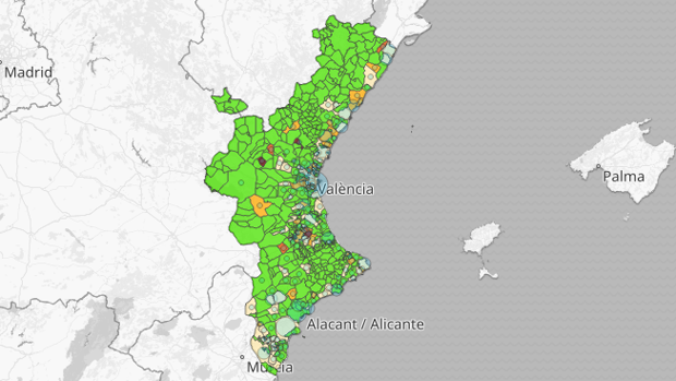 Desescalada de las restricciones en Valencia: nuevos rebrotes de coronavirus por municipios y origen