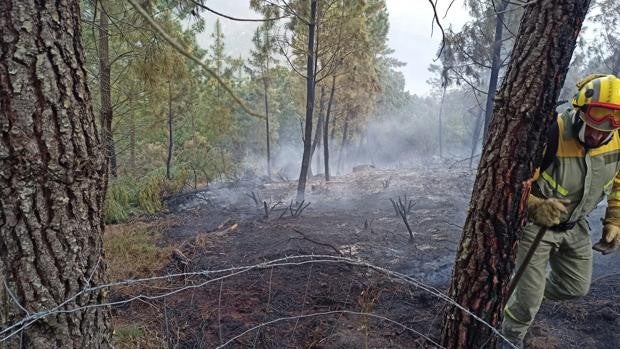 Un incendio en Folgoso do Courel arrasa 280 hectáreas, pero no amenaza a núcleos de población