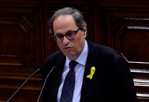 Quim Torra, exprexidente de la Generalitat de Cataluña