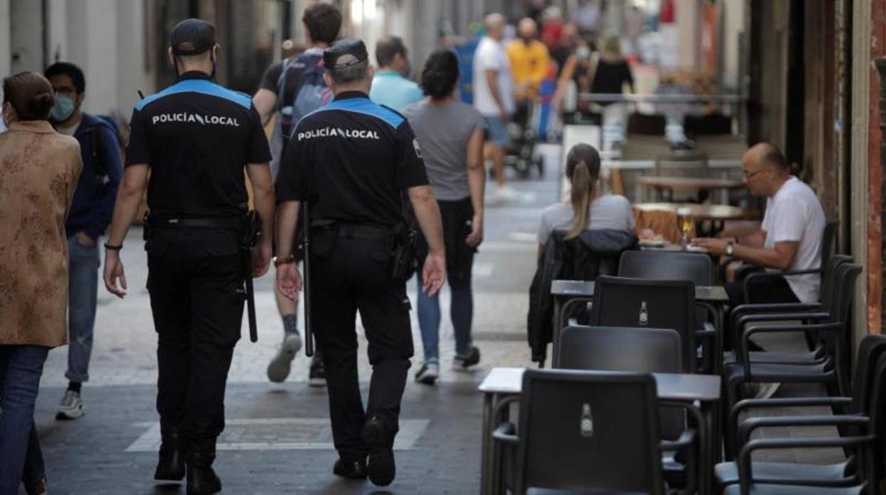 La Policía Local en una imagen de archivo