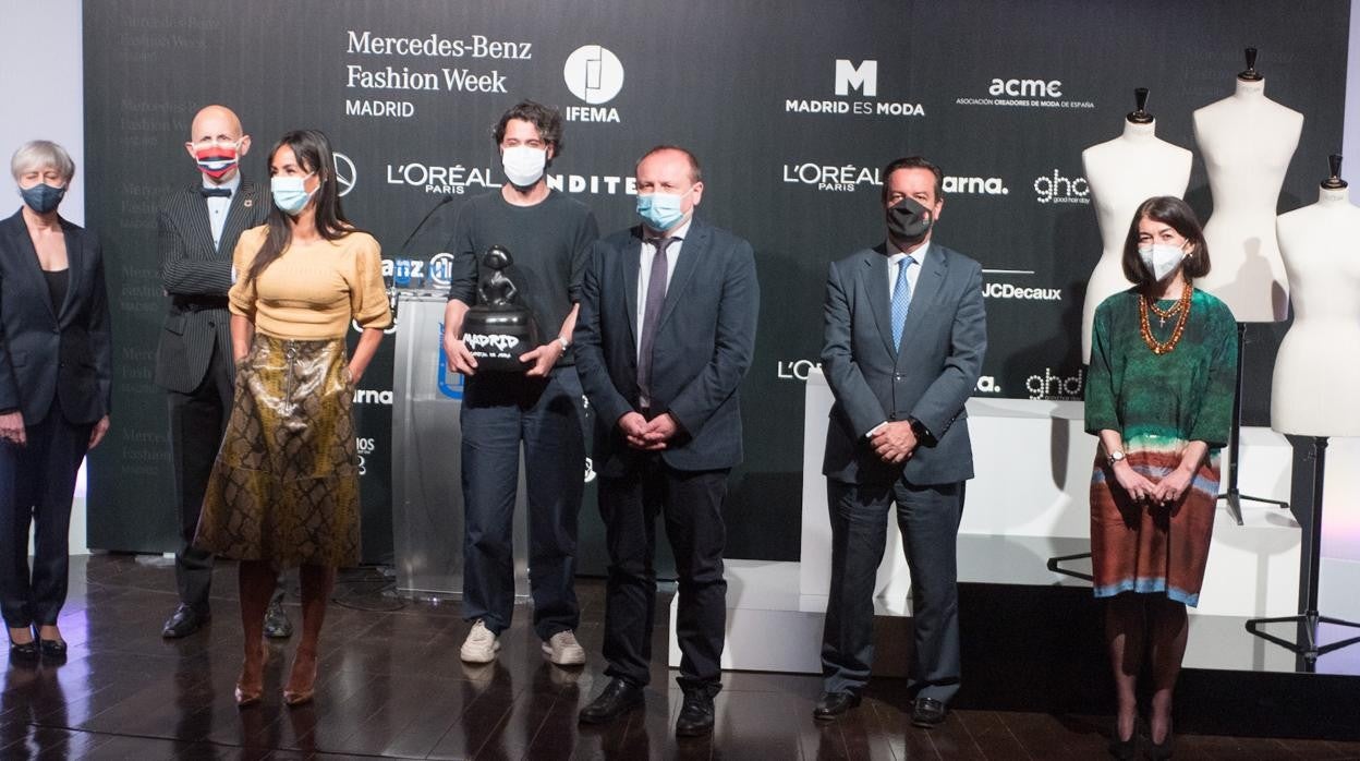 Presentación de la Mercedes Benz Fashion Week, en la Casa de América