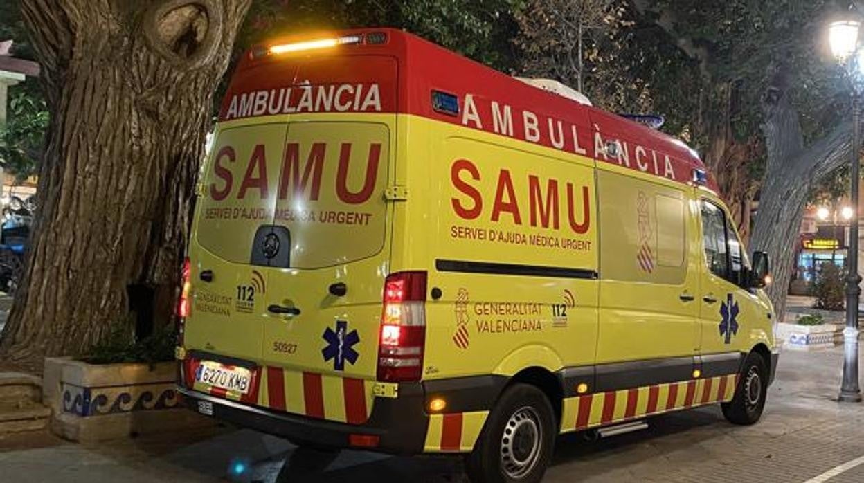 Imagen de archivo de una ambulancia del SAMU