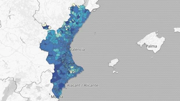 Estos son los municipios valencianos con nuevos rebrotes de coronavirus en el último día