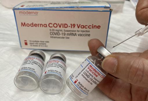 Imagen de la vacuna de Moderna