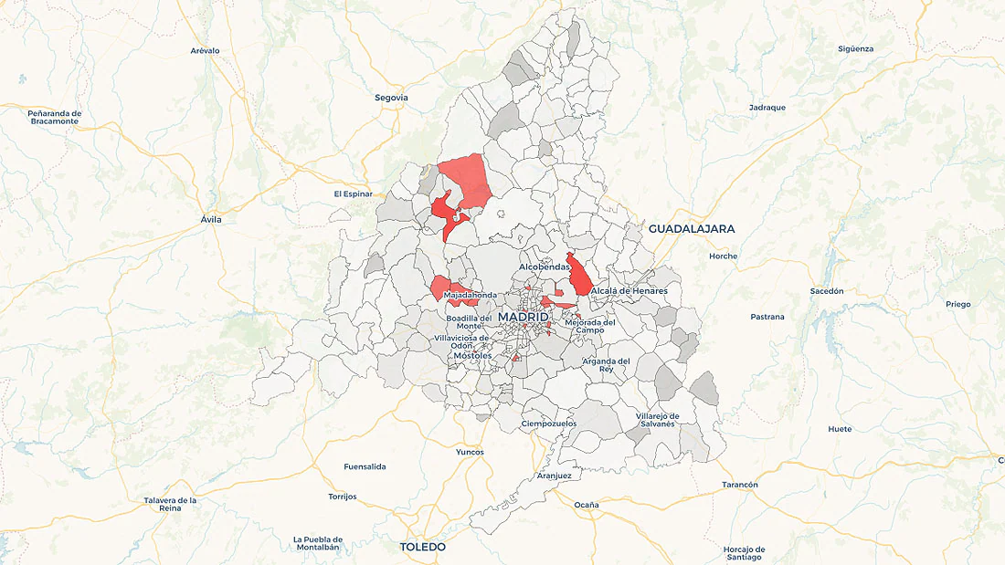 Confinamiento Madrid | Se cierran tres nuevas zonas básicas de salud, pero se abren dos y tres municipios