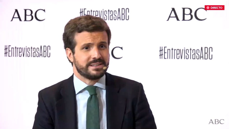 Casado: «Sánchez está en La Moncloa gracias a que el centro-derecha no se ha unido»