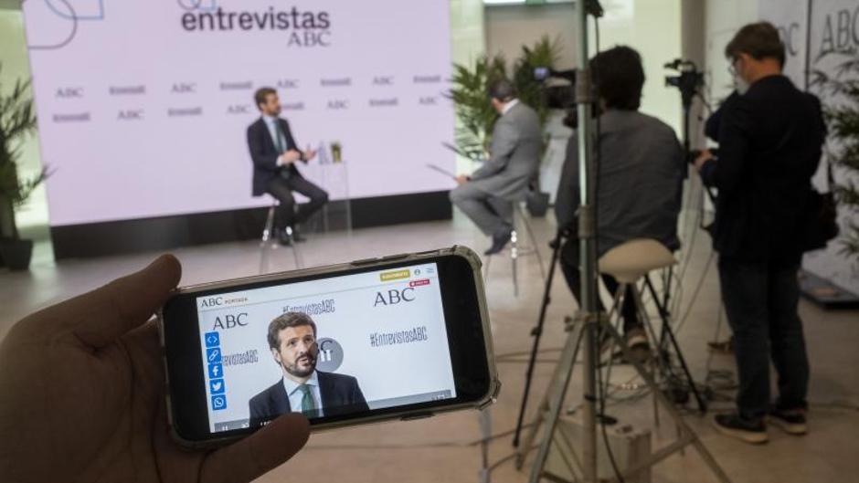 Las frases más destacadas de Pablo Casado durante su entrevista con ABC
