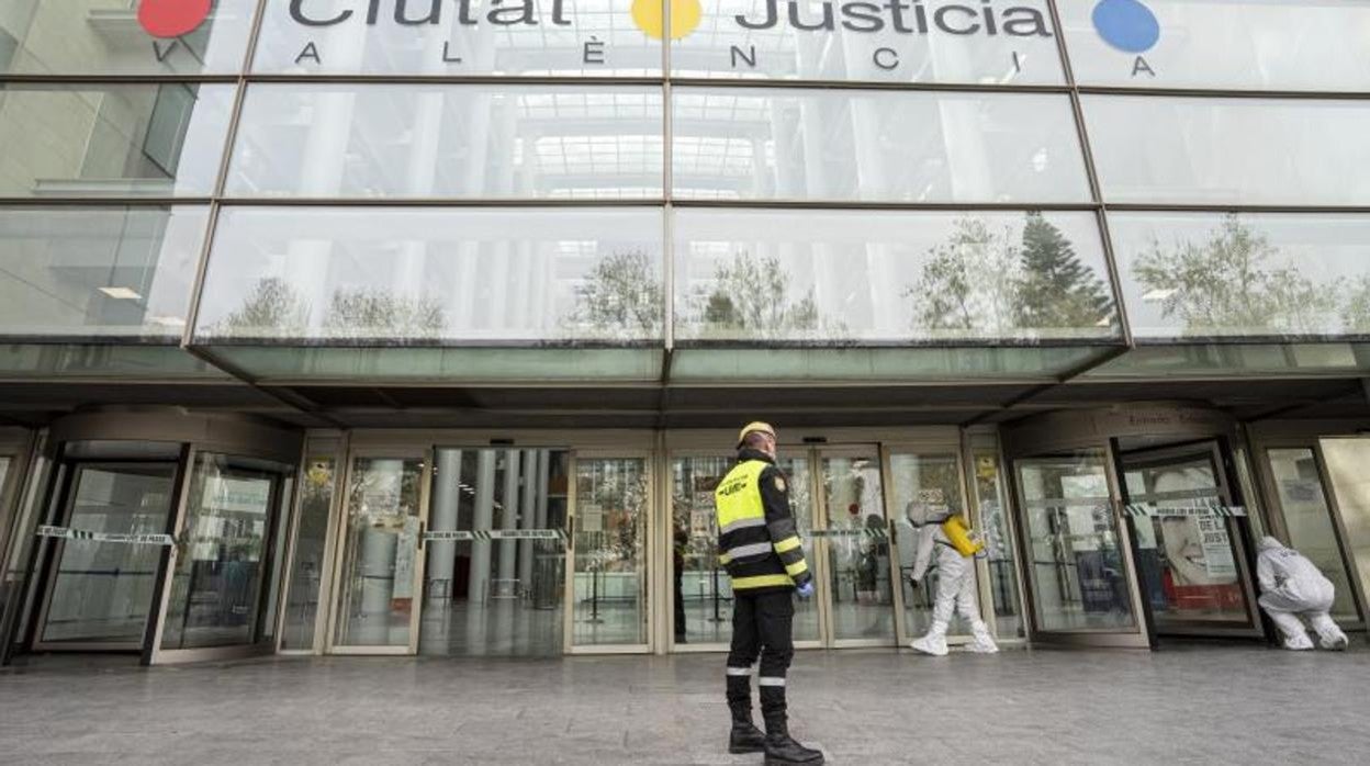 Acceso a la Ciudad de la Justicia de Valencia