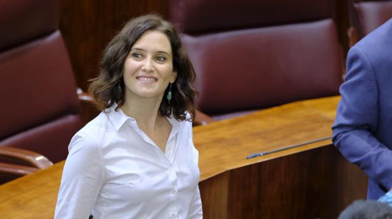 La presidenta regional y candidata del PP en la Comunidad de Madrid, Isabel Díaz Ayuso